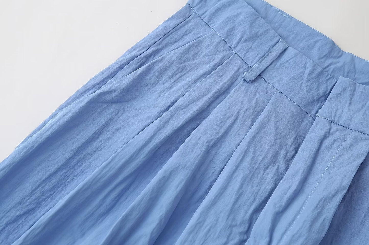 Y2K Asymmetrical Top and Low Rise Wide Leg Pant Set