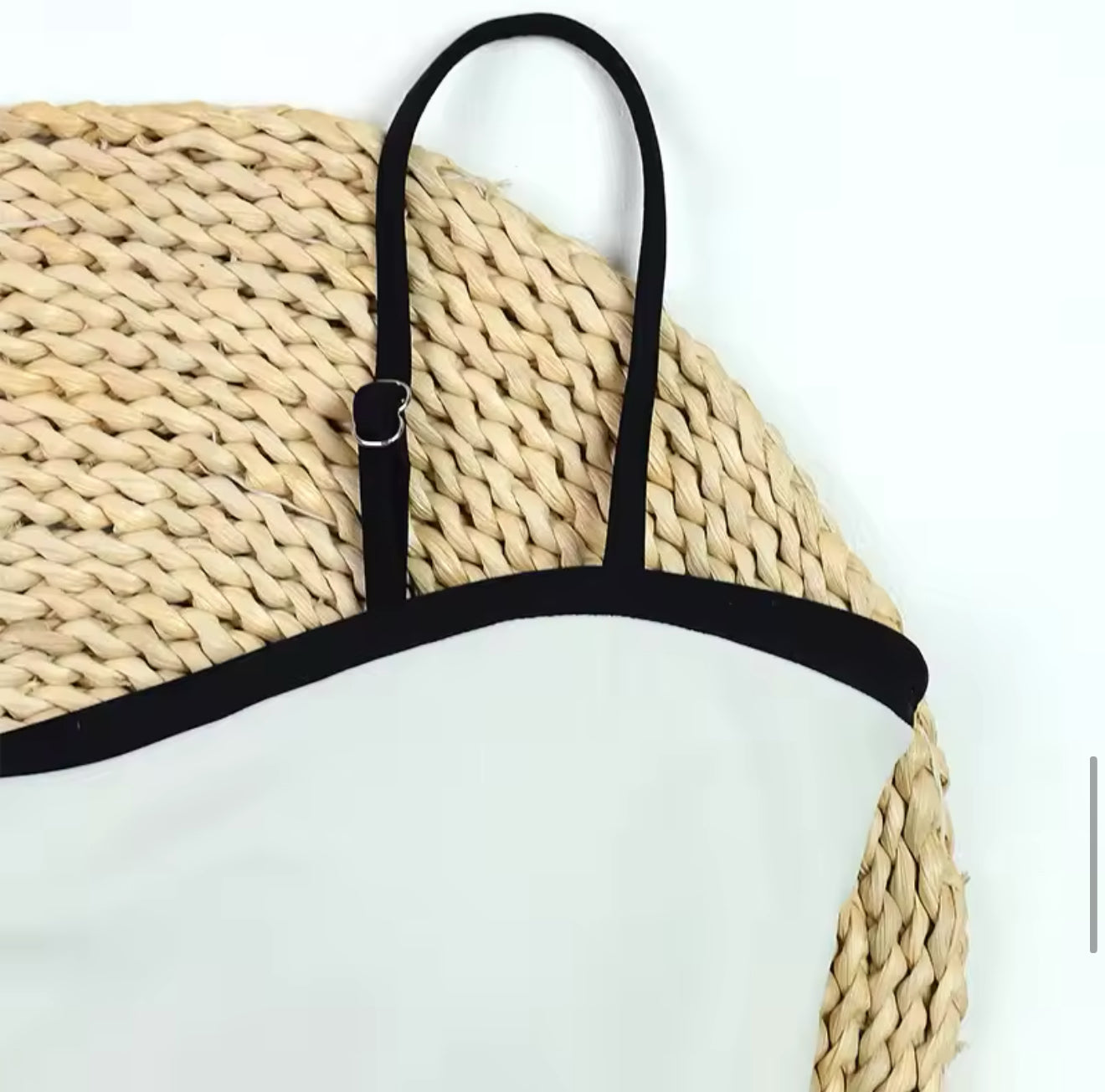 Minimalist Black & White One-Piece Swimsuit