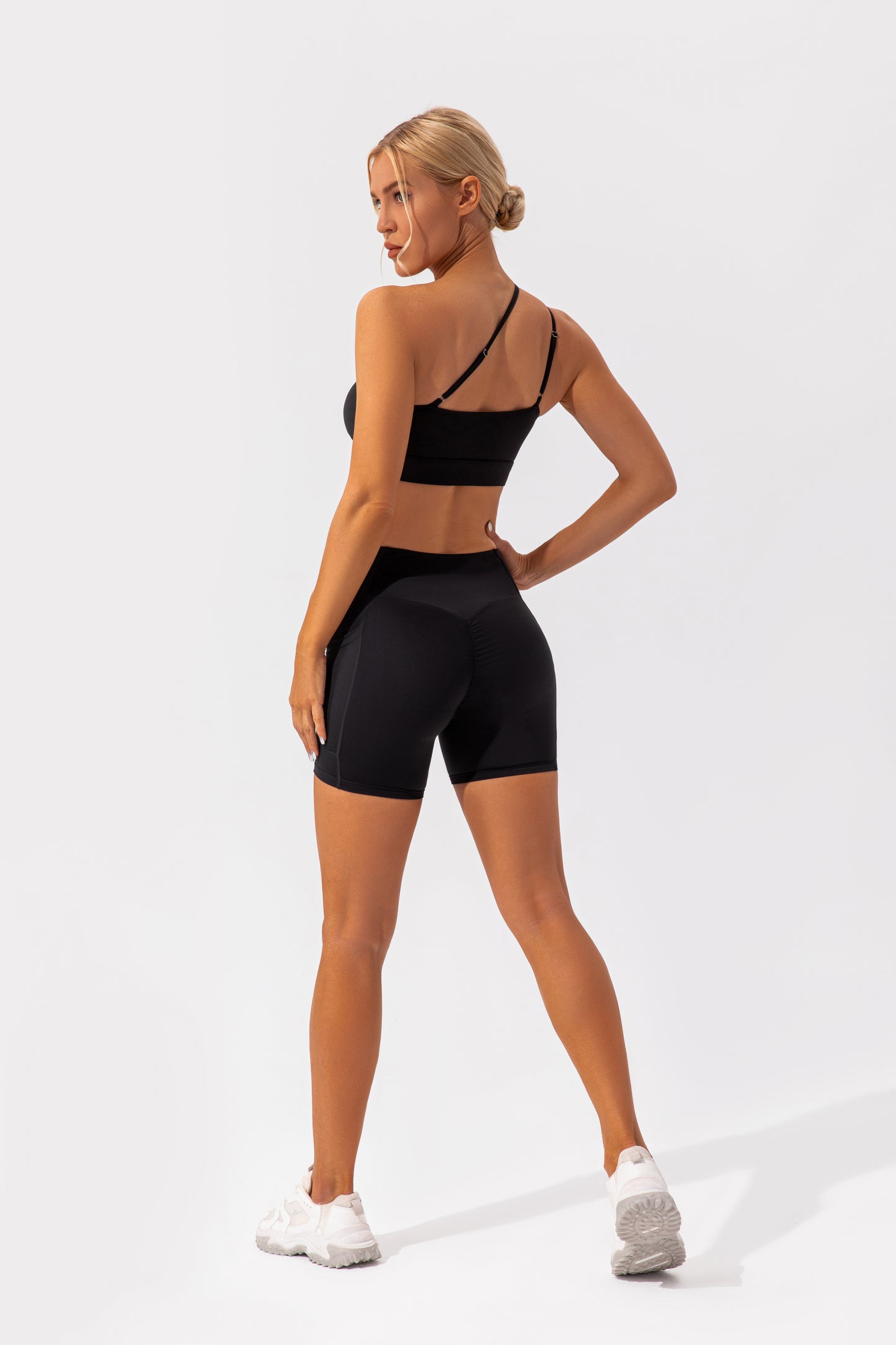 Nude Feel Asymmetric Active Wear Top - Conway Lifestyle