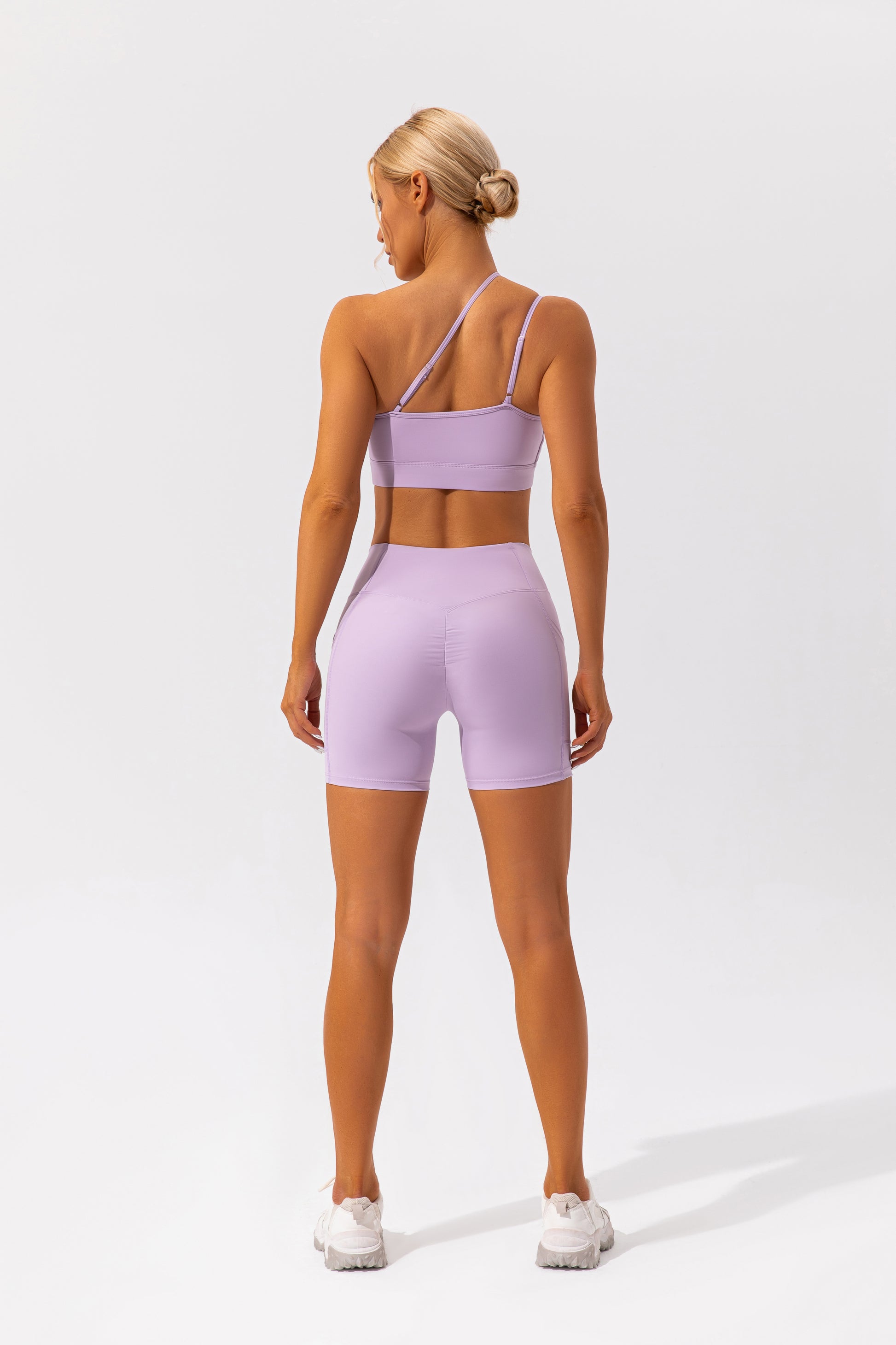 Nude Feel Asymmetric Active Wear Top - Conway Lifestyle