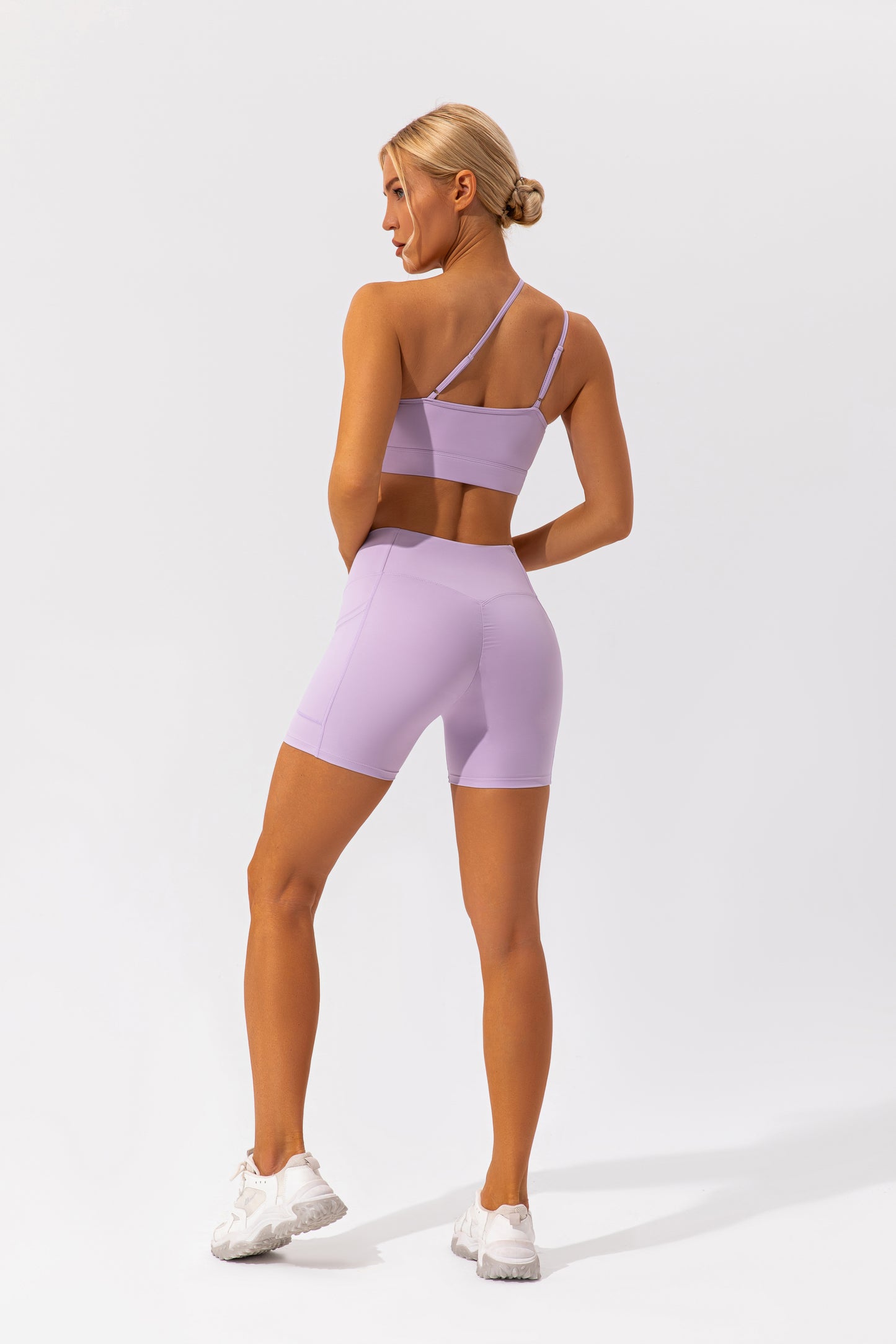 Nude Feel Asymmetric Active Wear Top - Conway Lifestyle