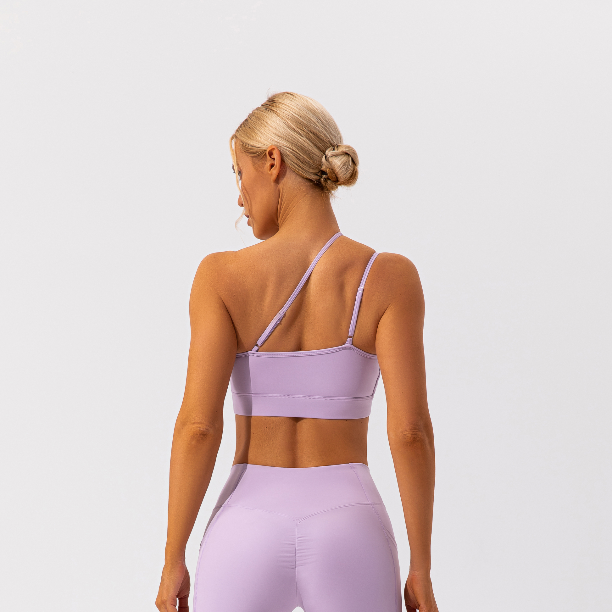 Nude Feel Asymmetric Active Wear Top - Conway Lifestyle