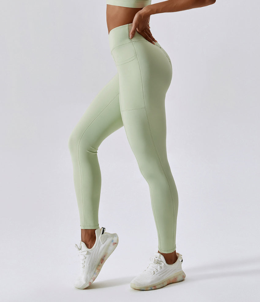 Nude Feel Booty Sculpting Pocket Yoga Pants - Conway Lifestyle