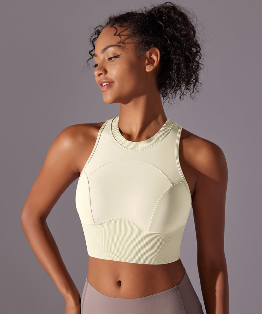 Corset Mid-Length Push-Up Pilates Yoga Top 