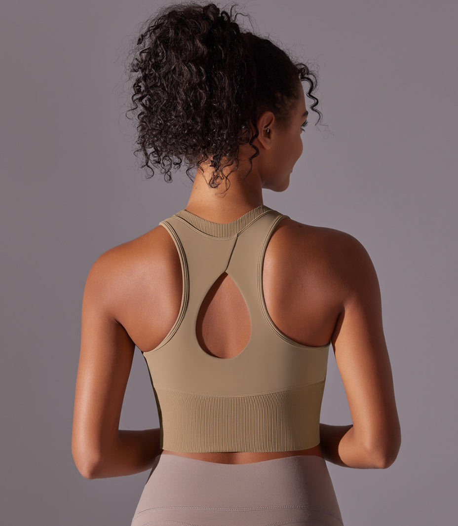 Corset Mid-Length Push-Up Pilates Yoga Top 