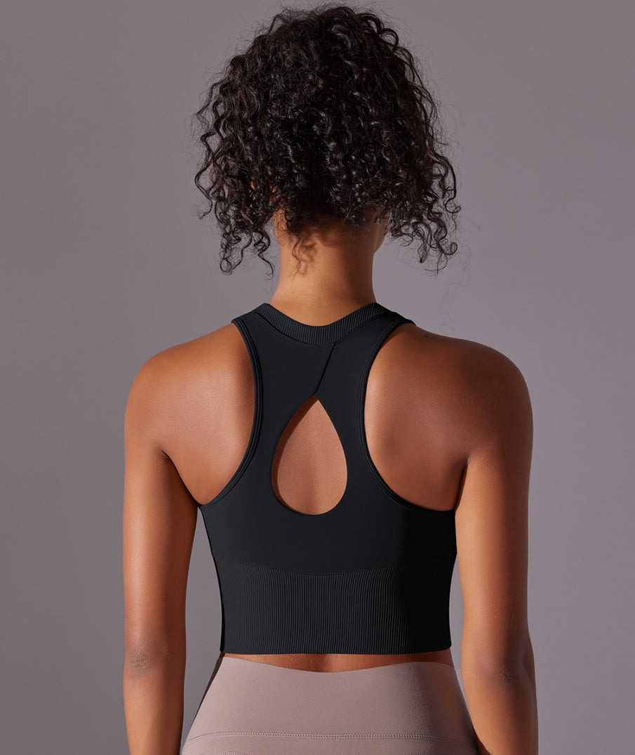 Corset Mid-Length Push-Up Pilates Yoga Top 