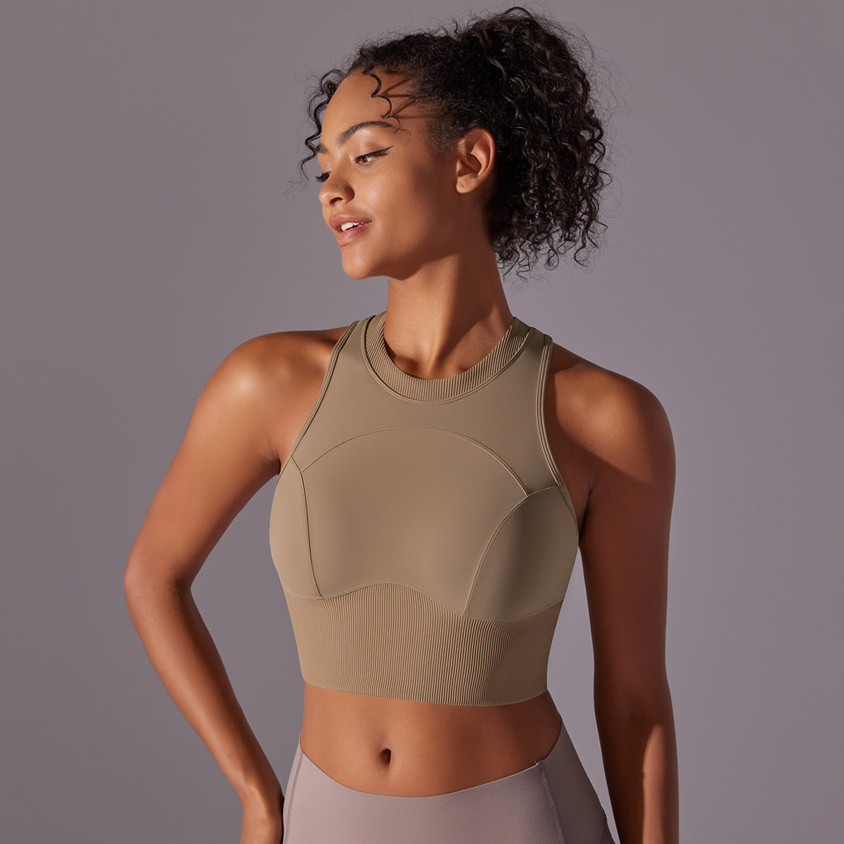 Corset Mid-Length Push-Up Pilates Yoga Top 