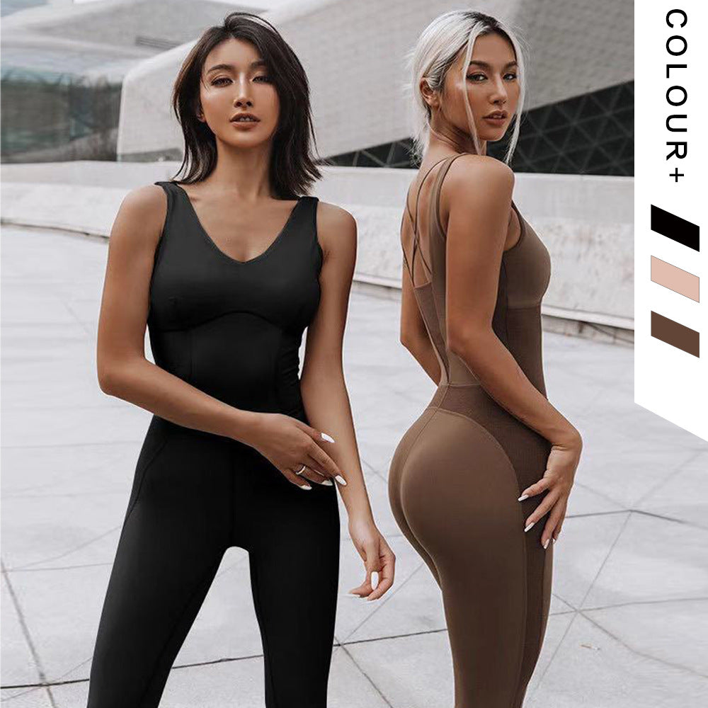 Corset Activewear Yoga Jumpsuit - Conway Lifestyle