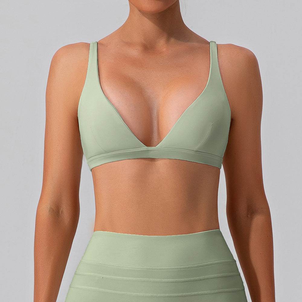 Nude Feel Athletic Triangle Bra Top - Conway Lifestyle