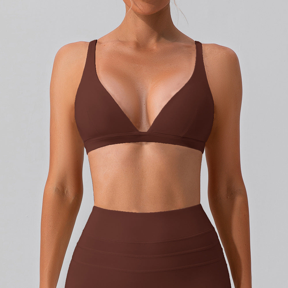 Nude Feel Athletic Triangle Bra Top - Conway Lifestyle