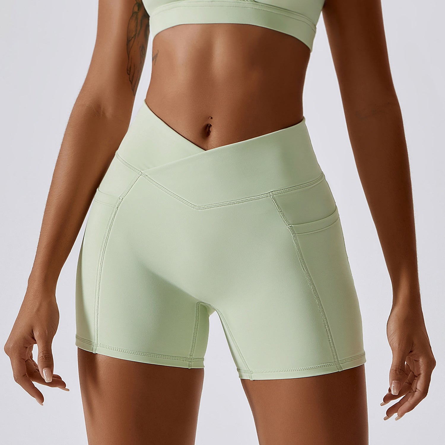 Nude Feel Pocket Booty Lifting Yoga Short - Conway Lifestyle