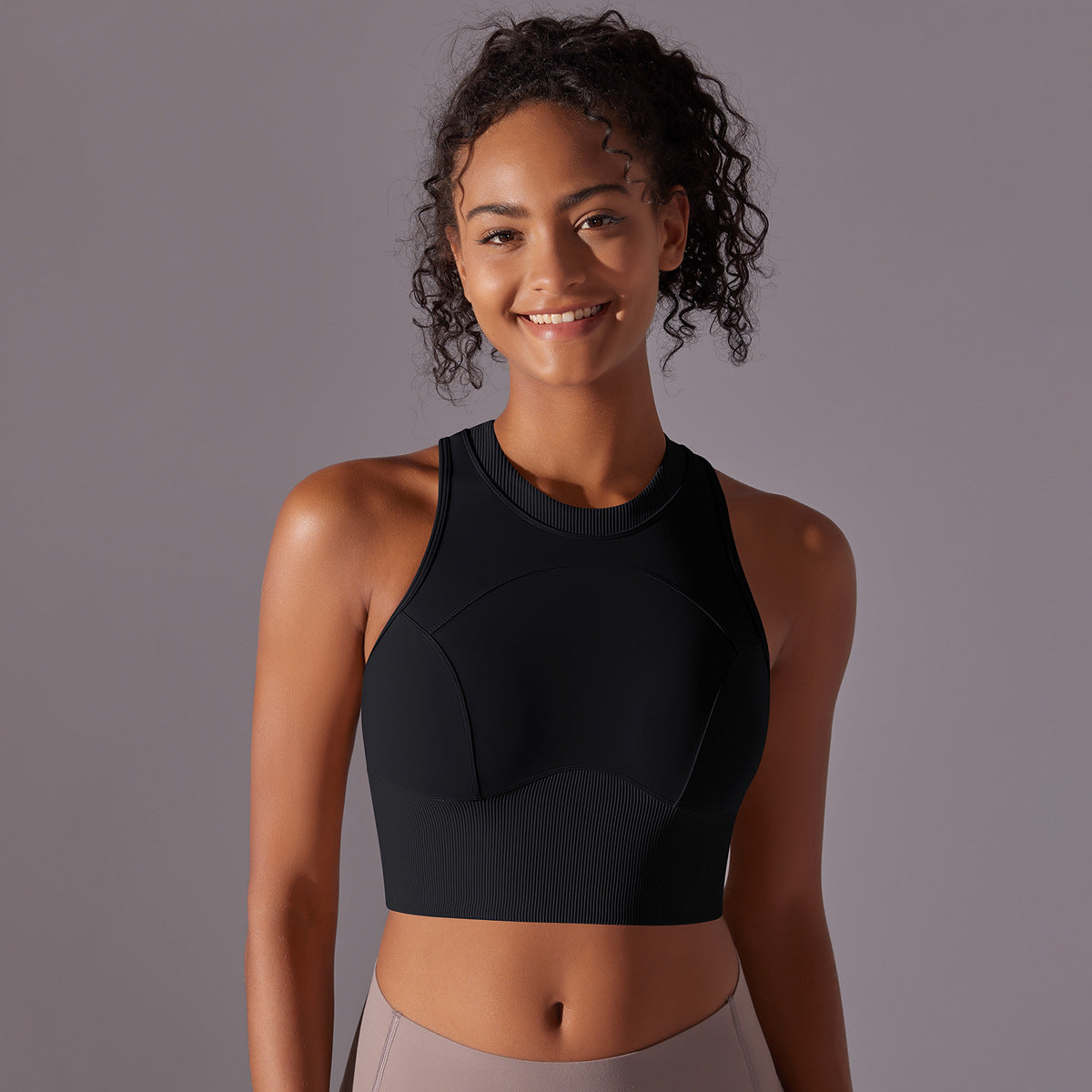 Corset Mid-Length Push-Up Pilates Yoga Top 