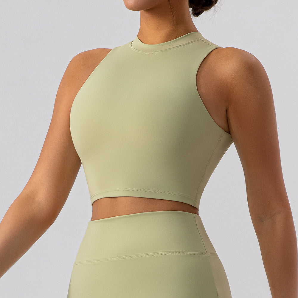 Nude Feel Midlength High Neck Top - Conway Lifestyle