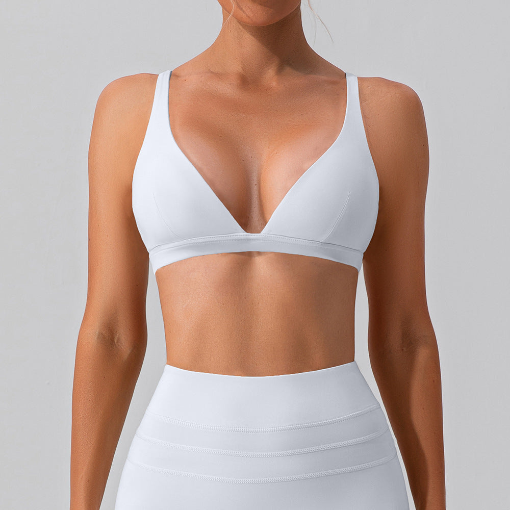 Nude Feel Athletic Triangle Bra Top - Conway Lifestyle