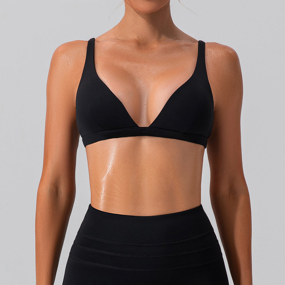 Nude Feel Athletic Triangle Bra Top - Conway Lifestyle