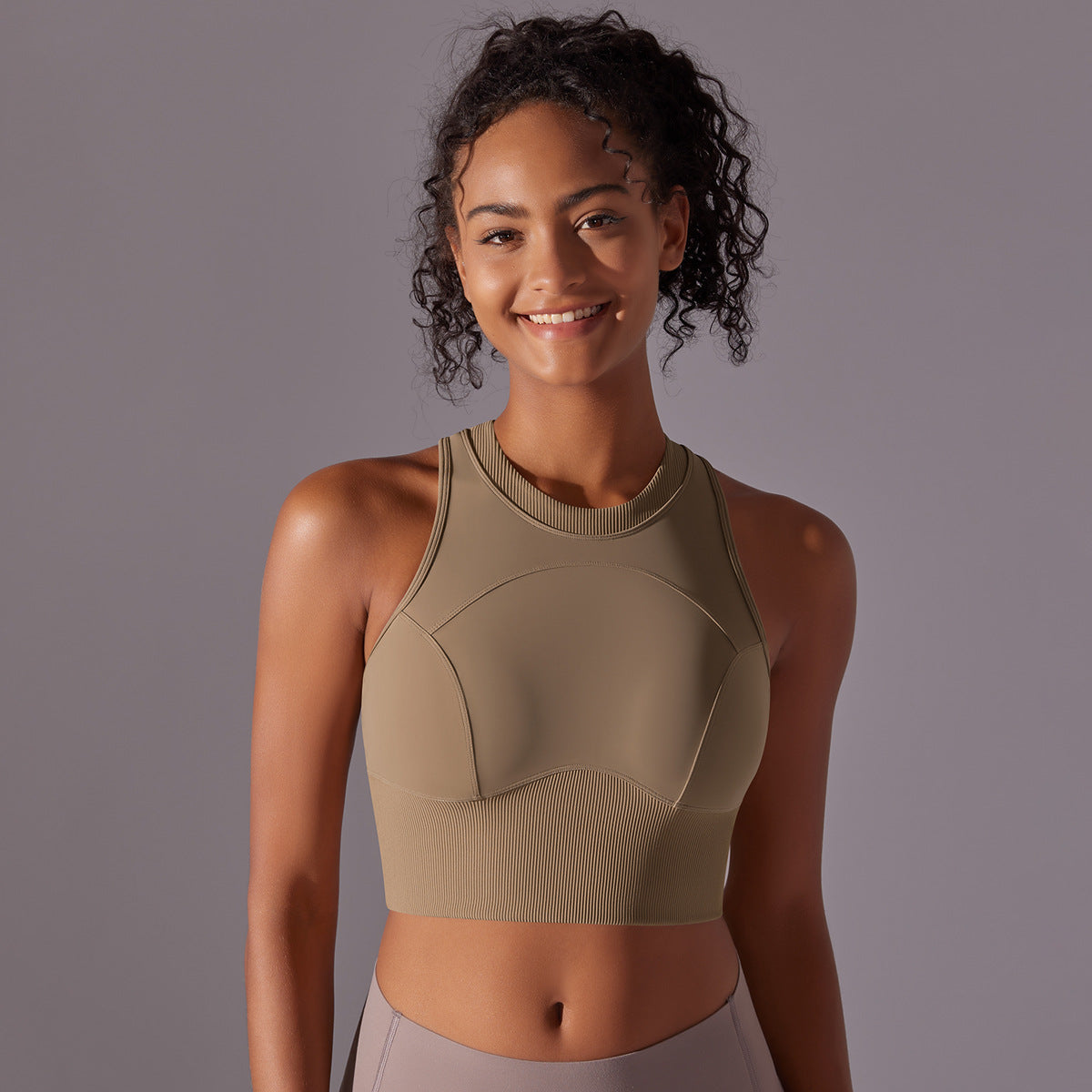 Corset Mid-Length Push-Up Pilates Yoga Top 