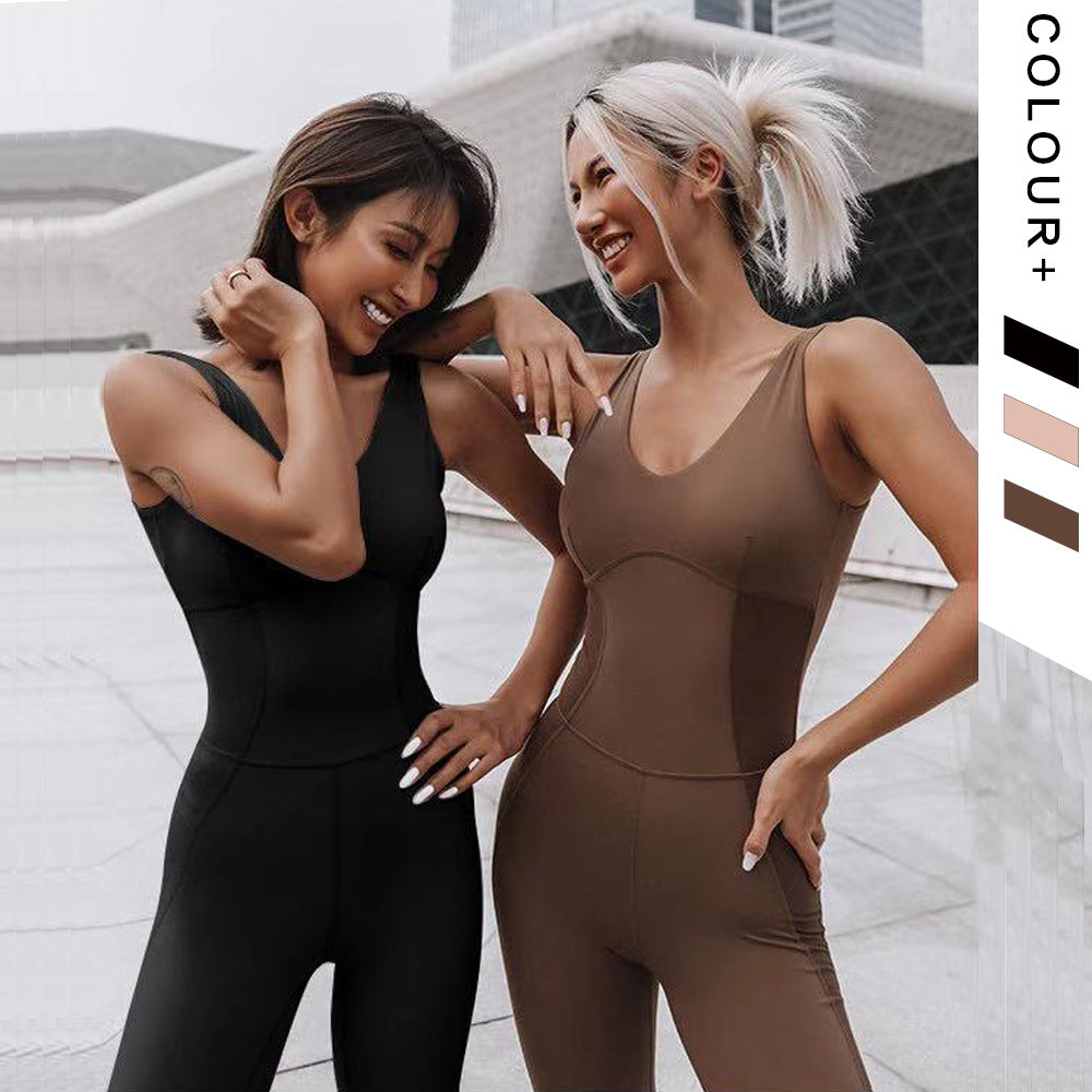 Corset Activewear Yoga Jumpsuit - Conway Lifestyle